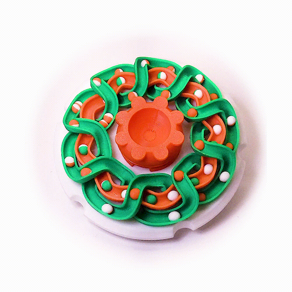 Marble Track Zoetrope Spinner