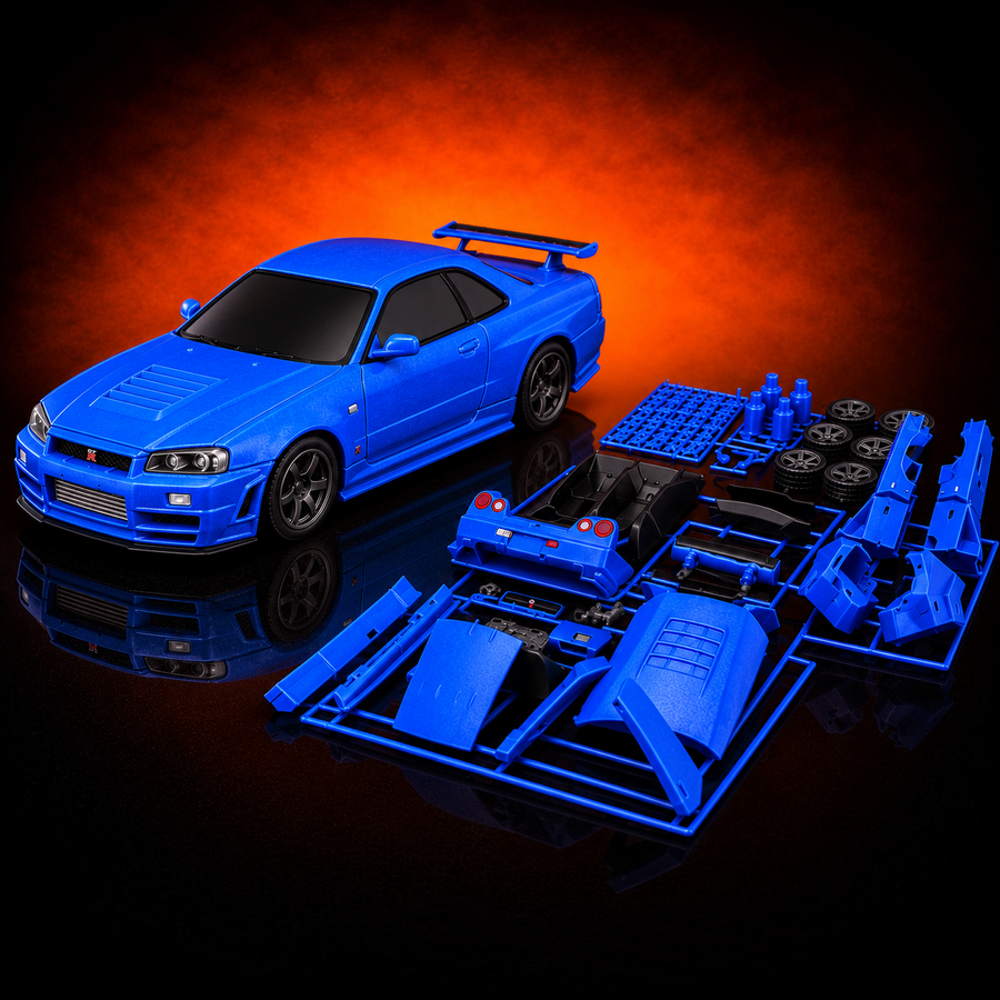 GT-R R34 - Easy Assembly Car Kit Card - MAG-CRT-005 - MAG-CRT-005 (3)