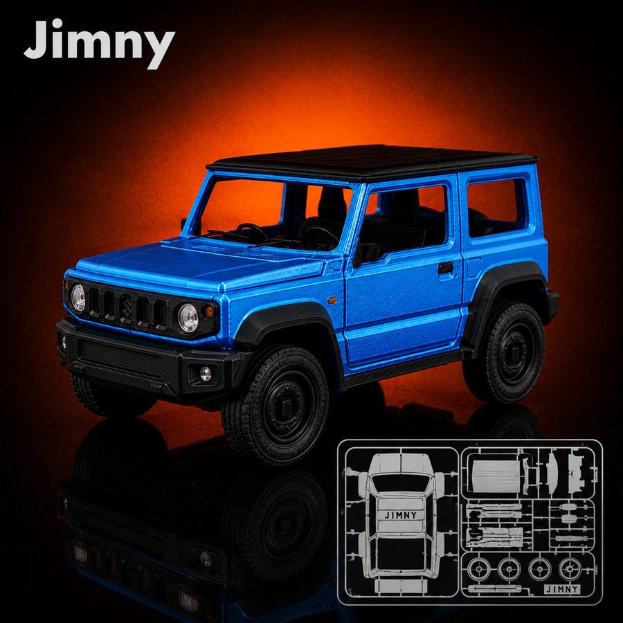 Jimny - Easy Assembly Car Kit Card - MAG-CRT-006 - MAG-CRT-006 (1)