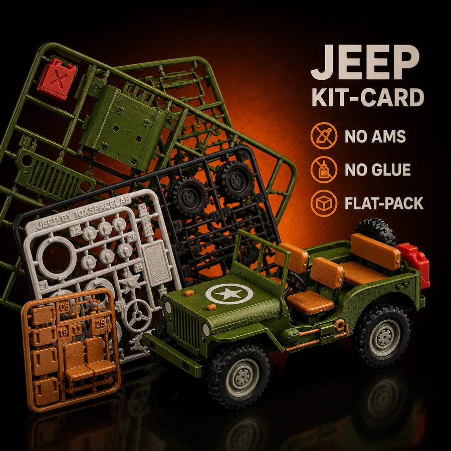 Jeep - Easy Assembly Car Kit Card - MAG-CRT-008 - MAG-CRT-008 (1)