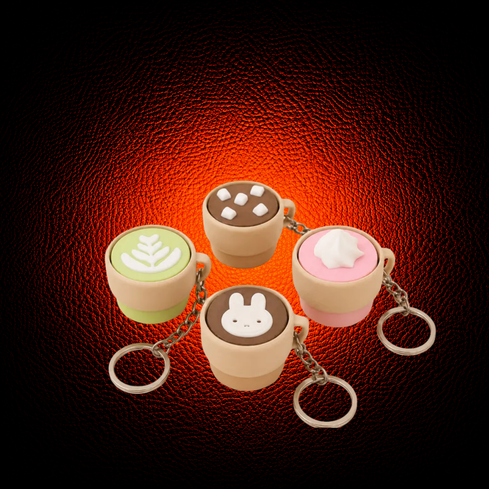 Latte Pop Fidget Clicker Toy Keychain - MAG-FDG-004 - MAG-FDG-004 (3)