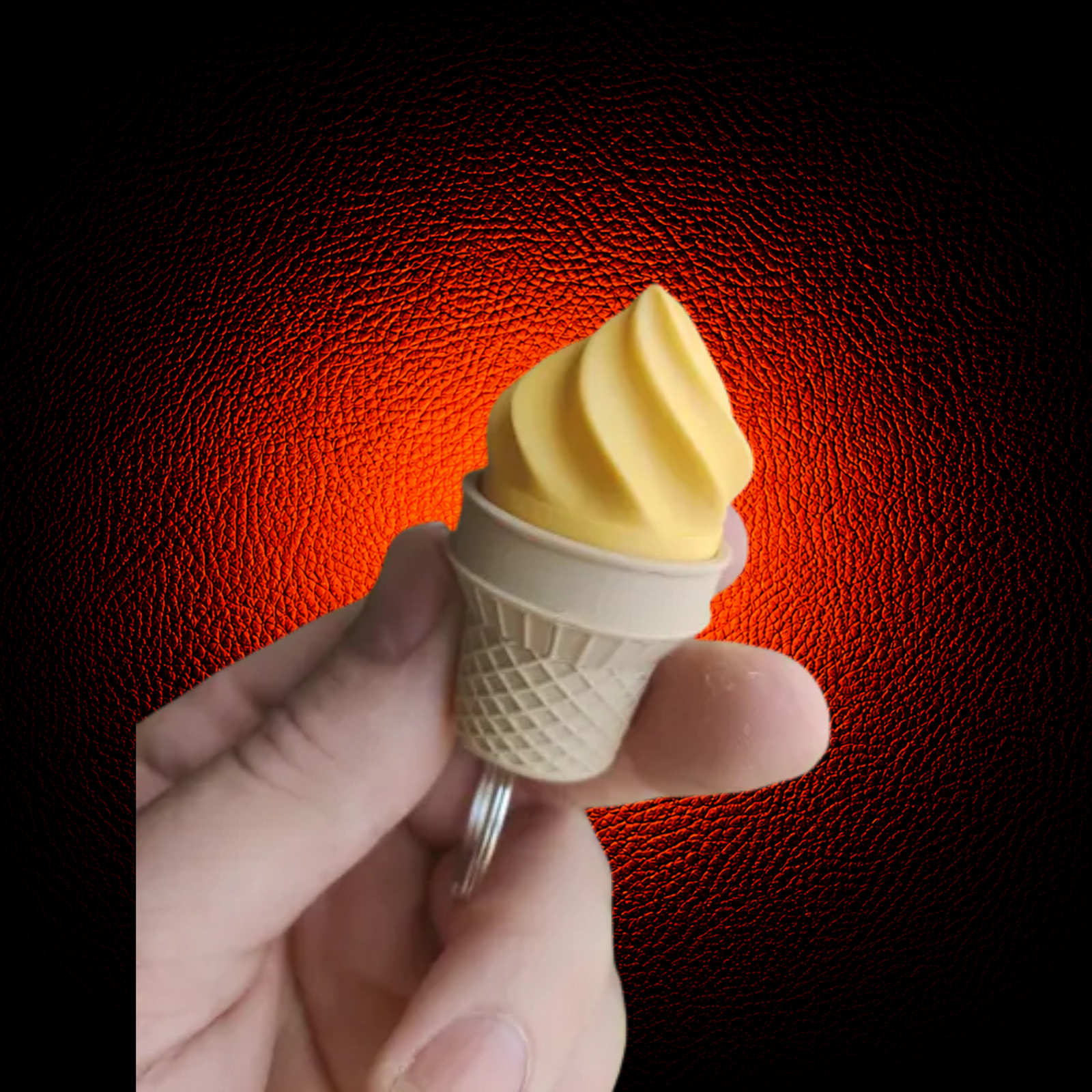 Ice Cream Fidget Clicker Toy Keychain - MAG-FDG-007 - MAG-FDG-007 (2)