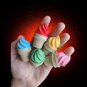 Ice Cream Fidget Clicker Toy Keychain - MAG-FDG-007 - MAG-FDG-007 (3)