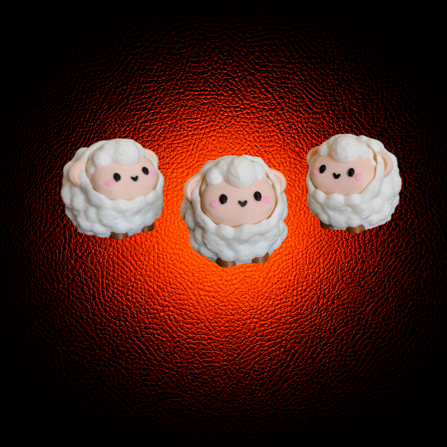 Sheep Fidget Clicker Toy Keychain - MAG-FDG-010 - MAG-FDG-010 (2)
