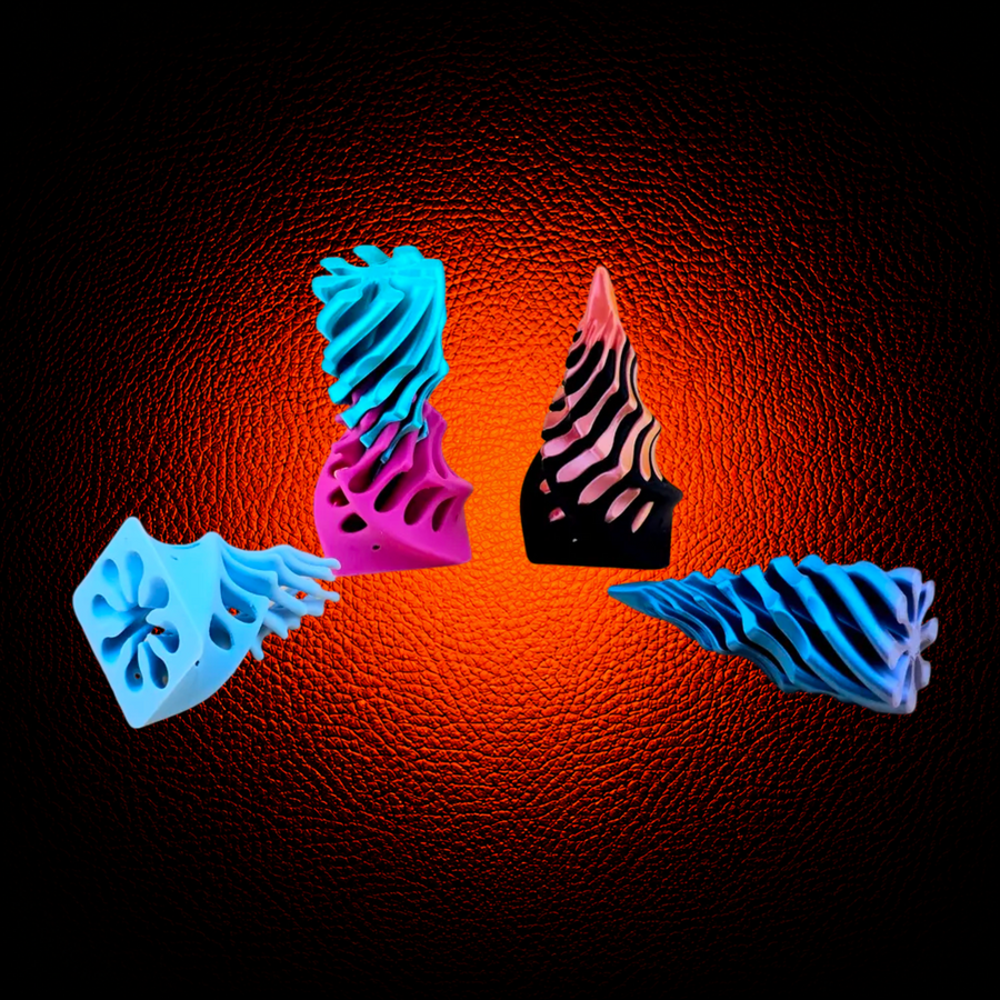 Twisted Pyramid Fidget - MAG-FDG-018 - MAG-FDG-018 (2)