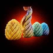 Twisty Dragon Egg Fidget - MAG-FDG-025 - MAG-FDG-025 (1)