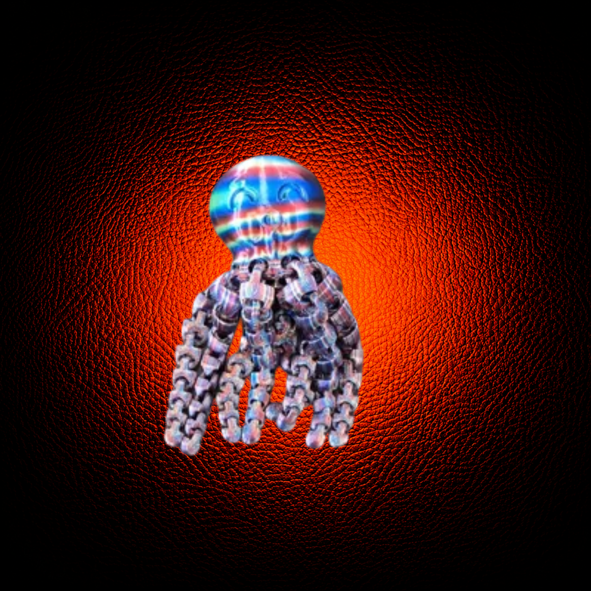Cute Flexi Articulated Octopus - MAG-FLX-001 - MAG-FLX-001 (2)
