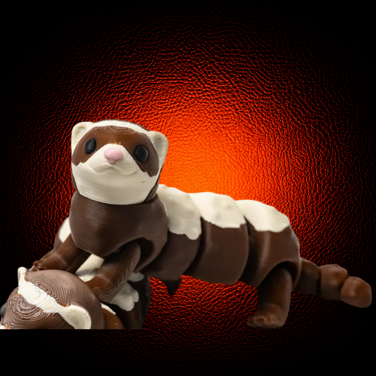 Cute Ferret Tiny Articulated Figure - MAG-FLX-005 - MAG-FLX-005 (2)