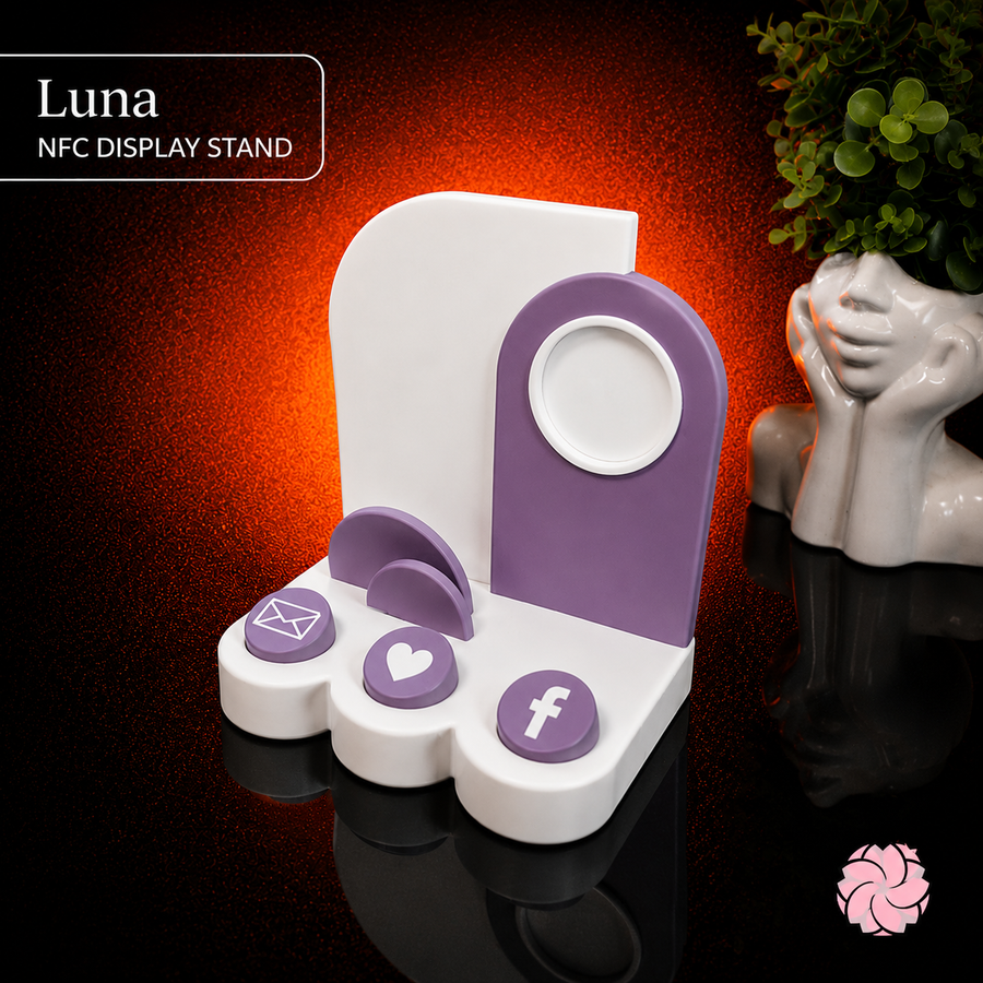 Luna - Display Stand with NFC Tags and Custom Logo - MAG-NFC-002 - MAG-NFC-002 (5)