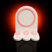 Social Media Display Stand with NFC Tags and Custom Logo - MAG-NFC-003 - MAG-NFC-003 (3)