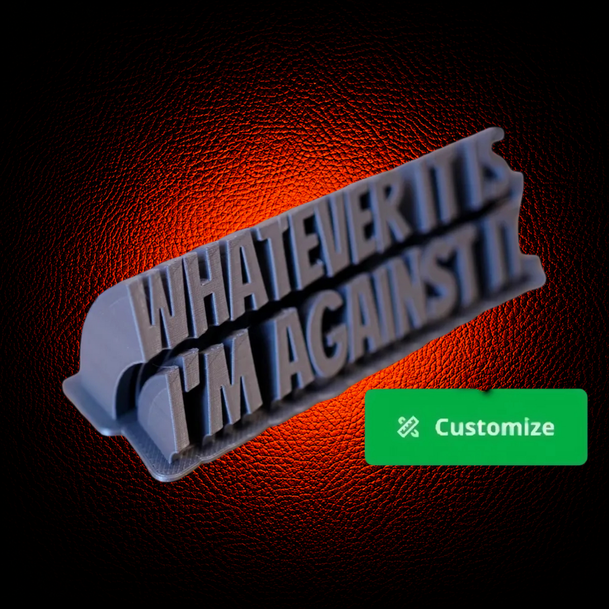 Custom Quote 2-Line Nameplate - MAG-PRS-001 - MAG-PRS-001 (1)