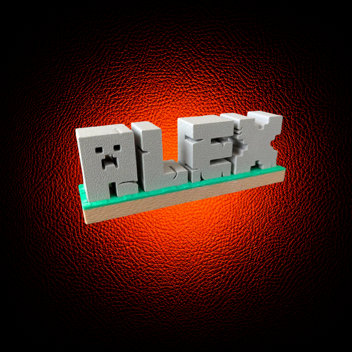 Custom Name Minecraft Nameplate - MAG-PRS-007 - MAG-PRS-007 (1)