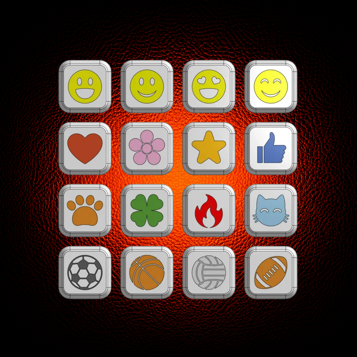 Custom Text & Emoji Modular Fidget Clicker - MAG-PRS-015 - MAG-PRS-015 (4)