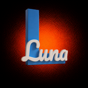 Personalized Name Initial with Interlocked Custom Nameplate - Horizontal - MAG-PRS-016 - MAG-PRS-016 (1)