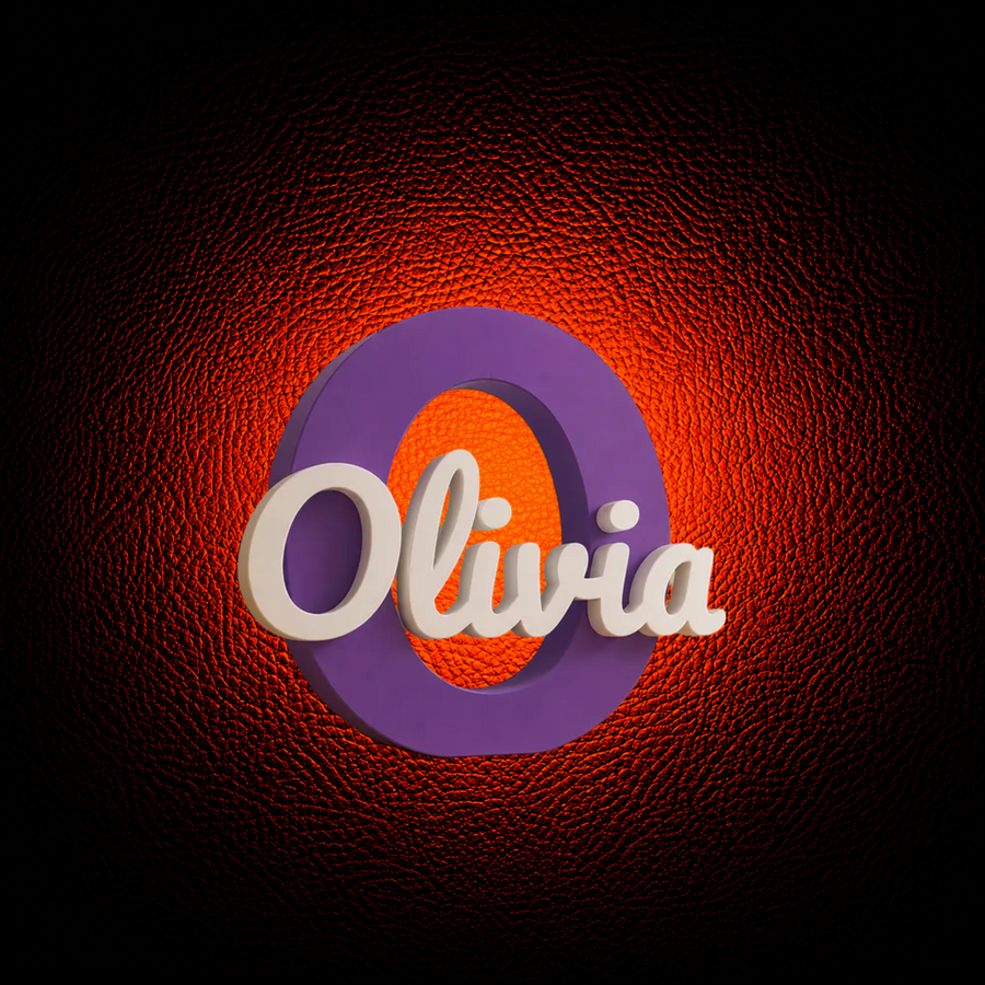 Personalized Name Initial with Interlocked Custom Nameplate - Horizontal - MAG-PRS-016 - MAG-PRS-016 (3)