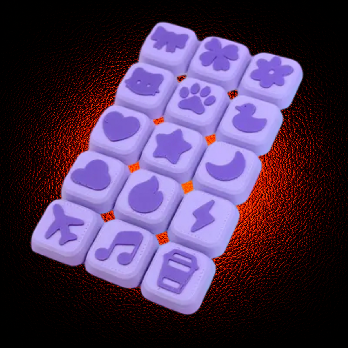 Articulated Flexible Custom Text & Emoji Modular Fidget Clicker - MAG-PRS-019 - MAG-PRS-019 (2)