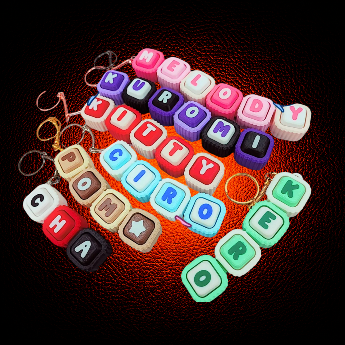 Articulated Flexible Custom Text & Emoji Modular Fidget Clicker - MAG-PRS-019 - MAG-PRS-019 (4)
