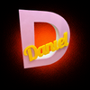 Personalized Name Initial & Interlocked Custom Nameplate with LED Light - Tilted