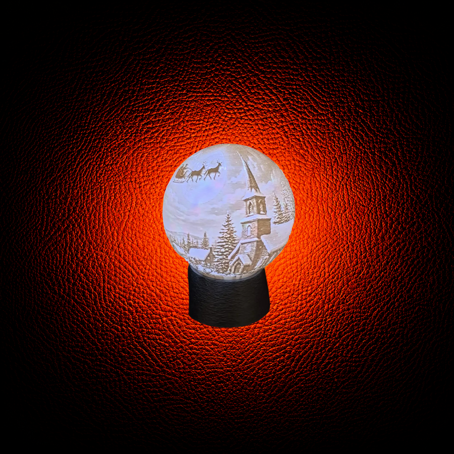 Lithophane Custom Image Sphere with LED Light - MAG-PRS-022 - MAG-PRS-022 (3)