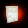 Lithophane Custom Photo Frame with LED Light