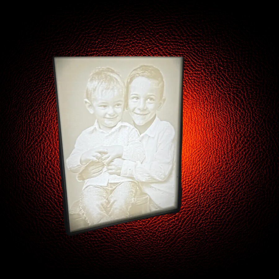 Lithophane Custom Photo Frame with LED Light - MAG-PRS-023 - MAG-PRS-023 (1)