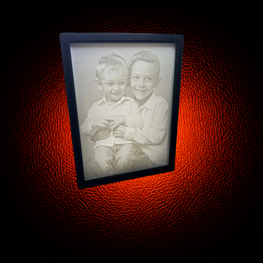 Lithophane Custom Photo Frame with LED Light - MAG-PRS-023 - MAG-PRS-023 (2)