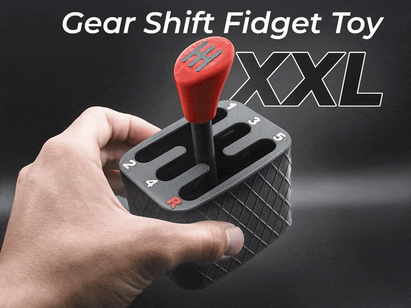 Manual Gear Shift Fidget Toy